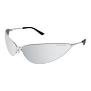 Sølv solbriller, alsidige og stilfulde