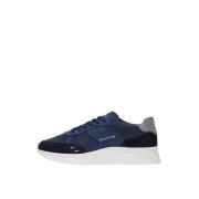 Nubuck Navy Jet Runner Sko