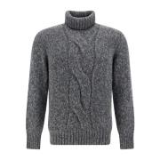 Cashmere Højhalset Sweater