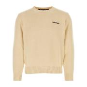 Cremefarvet bomuldssweater - Stilfuld og behagelig
