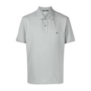 Grå Logo-Patch Polo Shirt