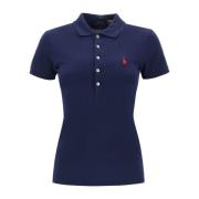 Slim Fit Femknap Polo Shirt