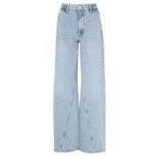 Blå Capri Jeans