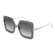 Sølv/Gråtonede solbriller