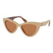 Beige/Brown Sunglasses SMU 04YS
