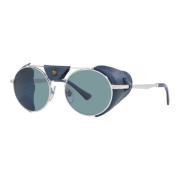 Silver/Blue Sunglasses