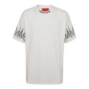 Sorte Flammer Hvid T-Shirt