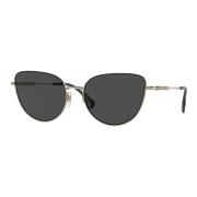 HARPER Sunglasses in Light Gold/Dark Grey