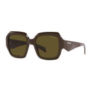 Mørkegrøn/Mørkebrune Solbriller