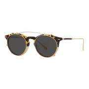 Brushed Gold/Black Sunglasses Eduardo OV 5483M