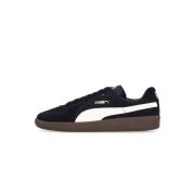 Army Trainer Suede Sneakers