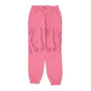 Pink Outline Sweatpants Streetwear Tilbud