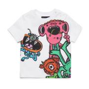 Little Monsters Print Jersey T-Shirt