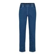 Laurie Violet Relaxed Ml Trousers Relaxed 100809 49401 Blue Denim
