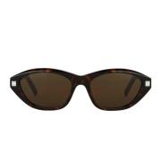 Stilfulde Cat-Eye solbriller med brune linser