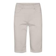Laurie Helen Straight Shorts Trousers Straight 100964 25102 Grey Sand