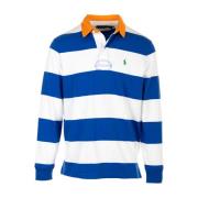 Blå Langærmet Rugby T-shirts og Polos