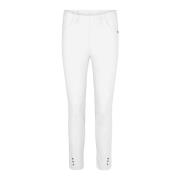 Laurie Chloe Slim Crop Trousers Slim 27065 10970 White