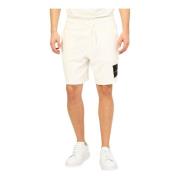 Bomuld Hvide Bermuda Shorts