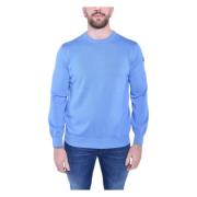 Blå Bomuldssweater