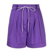 Violet Korte Shorts til Kvinder