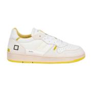 Hvide og gule Court 2.0 sneakers
