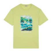 Lime Riviera Print T-shirt