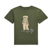 Grøn Bamse T-Shirt fra Ralph Lauren