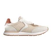 Beige Sneakers til Afslappet Brug