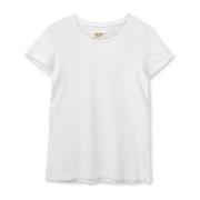 Mos Mosh Arden O-Ss Tee Toppe T-Shirts 140920 White