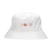 Børn Hvid Bomuld Logo Hat