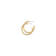 Tula Chunky C-Hoop Earring Gold Plating