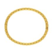 Passion Waterproof Cylinder Bangle Bracelet 18K Gold Plating