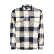 All Over Initial Flannel Shirt