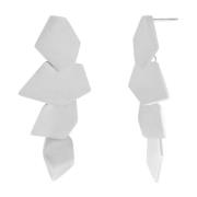 Courage Waterproof Geometric Statement Earring Silver Plating