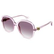 Transparent Pink/Violet Shaded Solbriller