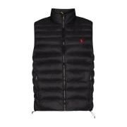 Sort Poly Fill Casual Vest