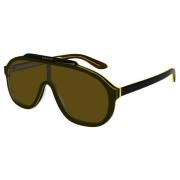 Black/Yellow Brown Sunglasses GG1038S