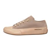 Buffed leather and suede sneakers ROCK S