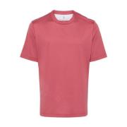 Rød Bomuld Jersey T-shirt