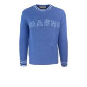 Klar Blå Crewneck Sweater