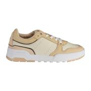 Beige Polyester Sneaker