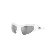 Hvide solbriller med originaltaske