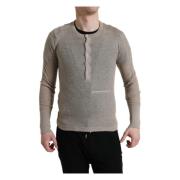 Luksus Cashmere Henley Sweater
