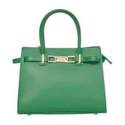 Grøn Lady Bag med Guld Detaljer