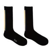 Vertical 'Artist Stripe' Socks Black