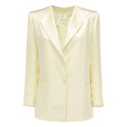 Elegant Shawl Lapel Viscose Jacket