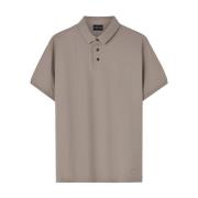 Brun Polo Jersey Skjorte