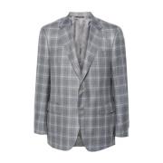 Ternede Uld Blazer Spids Revers