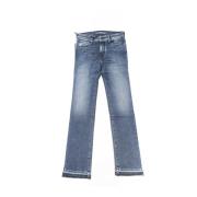 Slim Fit Bomuld Jeans Monocolor